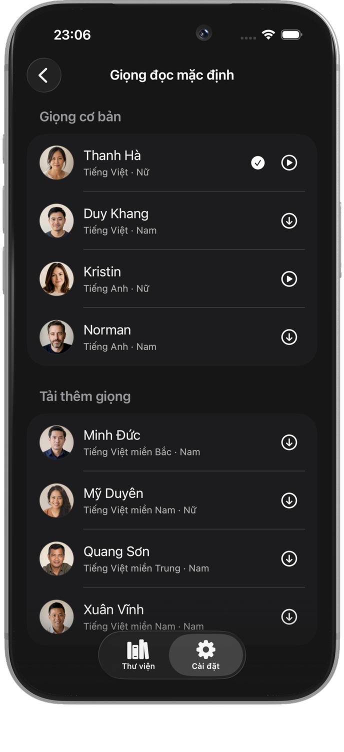 Ảnh minh hoạ PaperHear trên iPhone